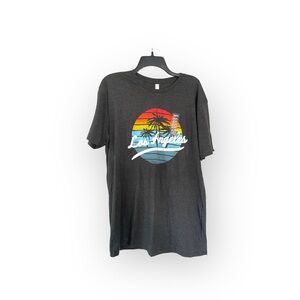 NWT men’s gray L.A. short sleeved t-shirt. Los Angeles